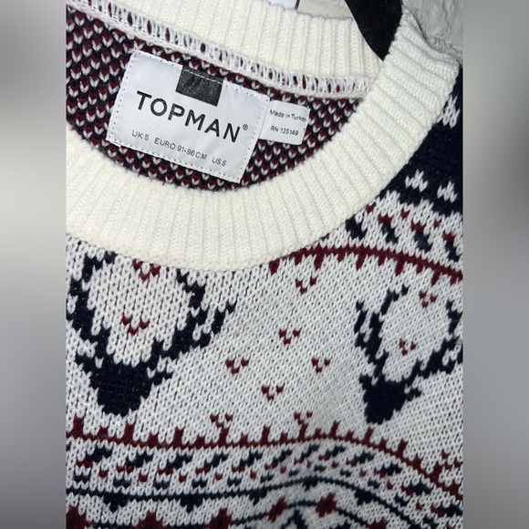 TOPMAN mens sweater sz S ✨ - Picture 3 of 7
